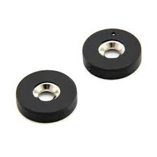 Çap 66mm Kauçuk kaplama ndfeb Mıknatıs tutucu Vida delikli 