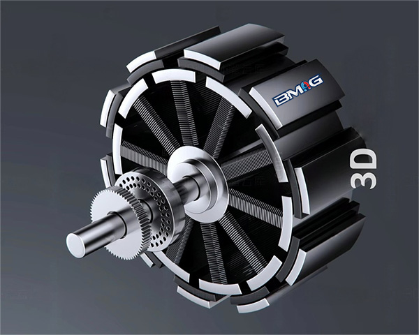 Servo motor mıknatıs 3D